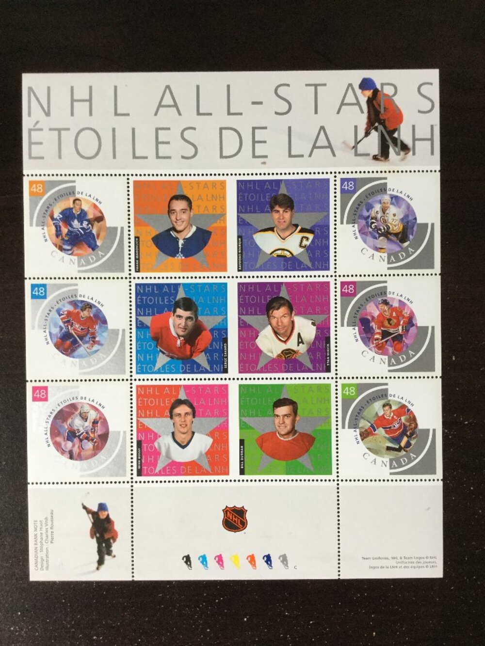 Canadian Hockey Players Commemorative Stamps Bundle - Picture 5 of 11